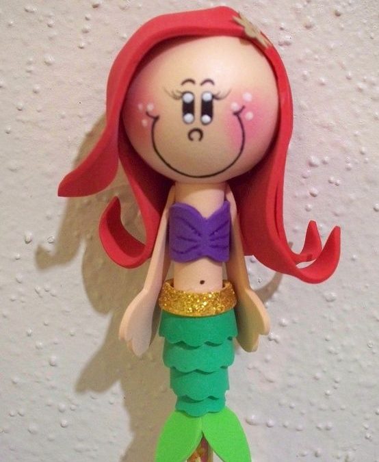 Muñeca de Foamy Sirena