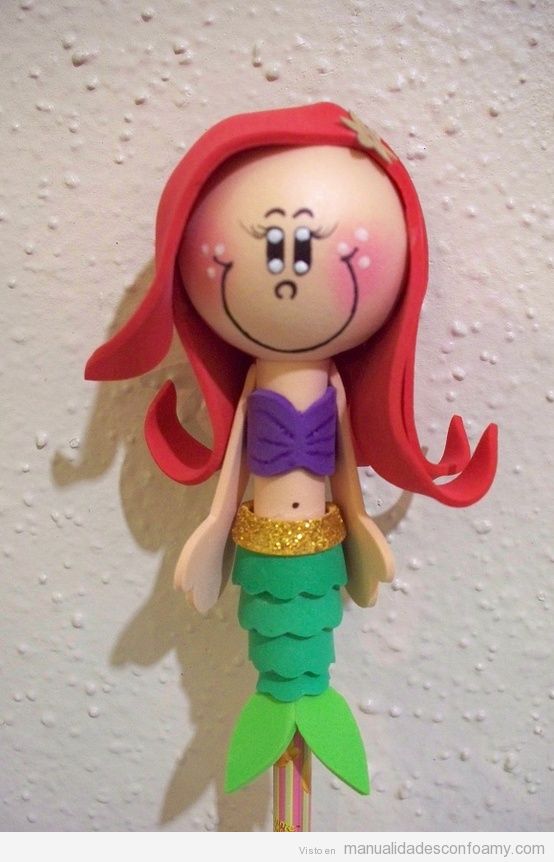 Muñeca de Foamy Sirena