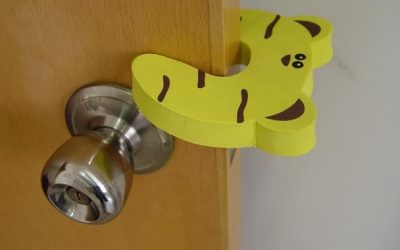 Tope de puerta con forma de animales para habitaciones infantiles