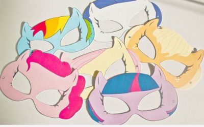 Antifaces de My Little Pony en goma eva