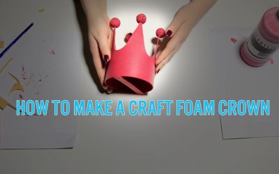 Cómo hacer una corona de foamy, vídeo paso a paso