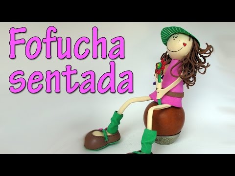 Cómo hacer una muñeca Fofucha sentada, vídeo paso a paso