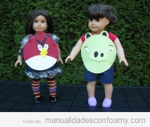Disfraz Angry Birds en foamy