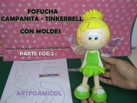 Cómo hacer una muñeca fofucha de Campanilla, videotutorial