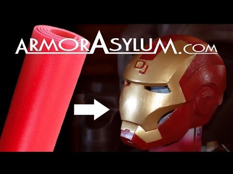 Casco de Iron Man hecho con goma eva para cosplay (videotutorial)