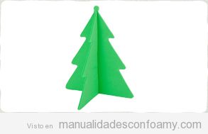 Tutorial árbol Navidad en foamy, fácil de hacer 4