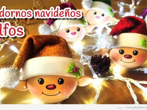 muñeco elfo navideño