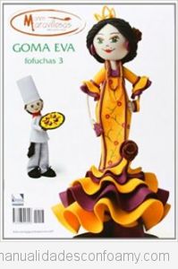 Manual para hacer muñeca fofucha flamenca