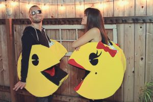 Disfraces Carnaval de goma eva, Pacman y Miss Pacman