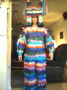 Disfraces Carnaval de goma eva, piñata humana
